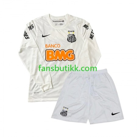 Fotballdrakt Santos FC Barn Retro Hjemmetrøye 2011-2012 Langermet